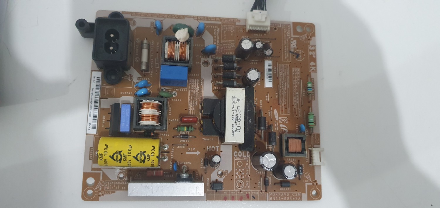 Placa de fonte  da tv Samsung un32eh4000g cód placa bn44-00492a