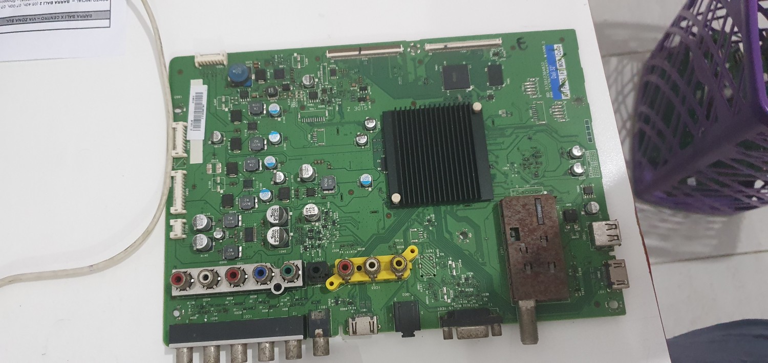 Placa principal  da tv Philips 32pfl3605 cód placa 313912364832