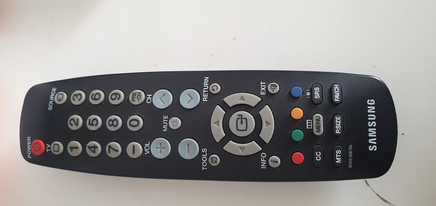 Controle remoto original usado tv LCD Samsung bn59-00678a