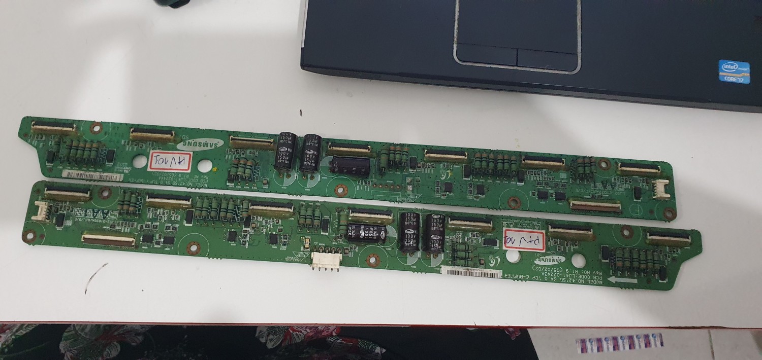 Par de Placas buffer tv Philips 42pf7320/78 cód placa lj41-02243a lj41-02244a