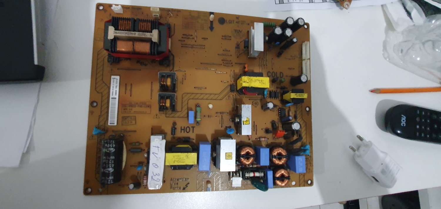 Placa de Tv fonte Philips 32pfl3605d cód placa p984a