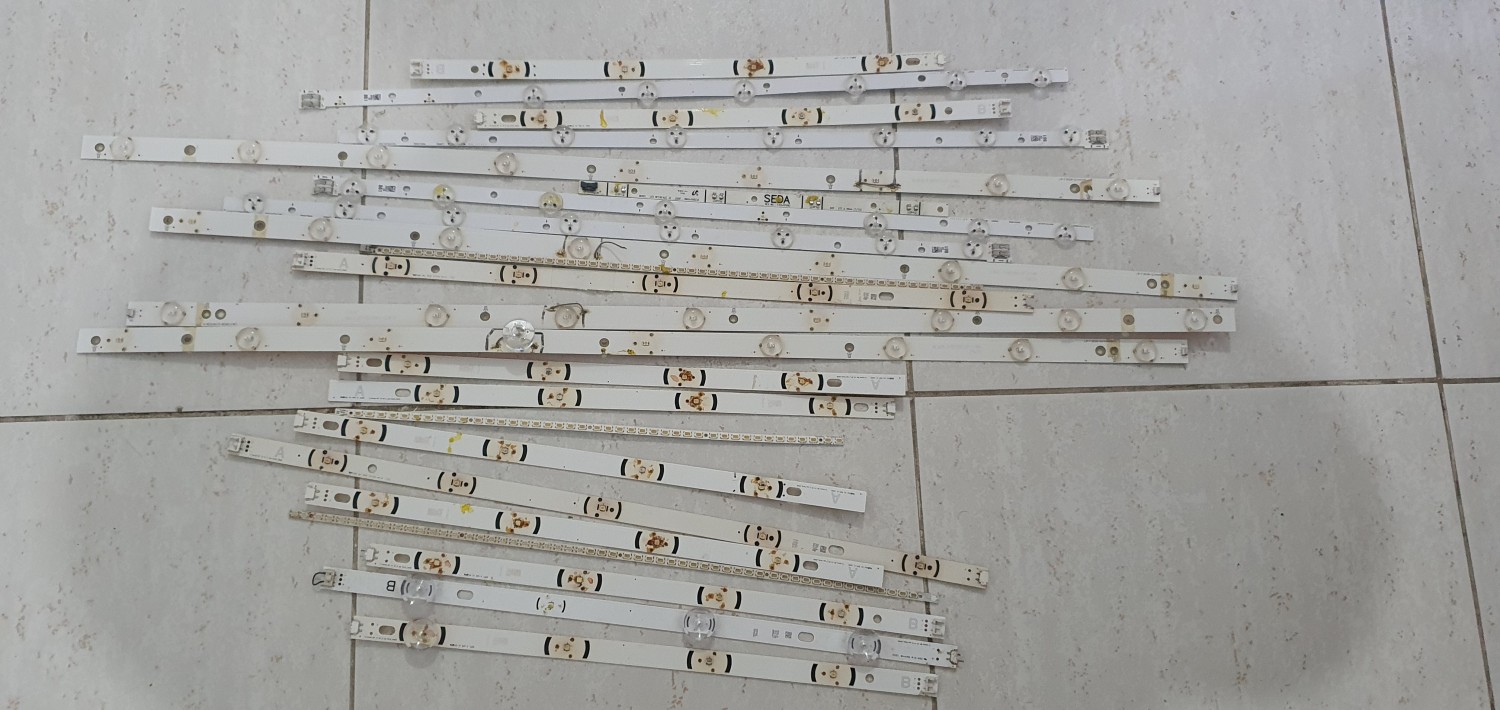 Lote com 23 barras de led Samsung LG Sony Philips